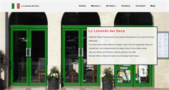 Desktop Screenshot of la-locanda-del-duca.com